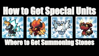 How to Get SUMMONING STONES and the Best Way to Farm For Special Monsters  Summoners Greed [upl. by Elfrida]