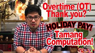 Holiday Pay and Overtime Pay  Atty Abel 006 [upl. by Toddy508]