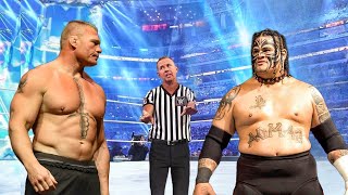 Full Match  Brock Lesnar vs Umaga  Extreme Rule Match 2024  WWE 2K April 3 2024 [upl. by Eytak892]