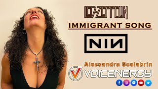 IMMIGRANT SONG Led Zeppelin  T Reznor Cover Alessandra Scalabrin from the film Millenium [upl. by Auoh]