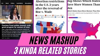 News Mashup Fearless Fund Tubal Ligations and Vasectomies Gender Imbalances of the States [upl. by Bobbye]