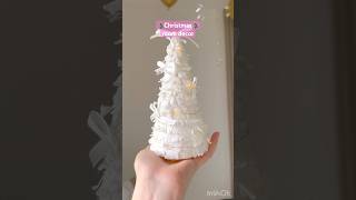 Christmas room decor idea🎄🤍 DIY Christmas tree✨ [upl. by Shewmaker]