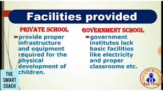 Government school vs private school  Merits and demirts [upl. by Berman710]