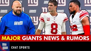 MAJOR Giants Rumors per ESPN on Daniel Jones Saquon Barkley Wink Martindale amp Mike Kafka [upl. by Enaamuj231]