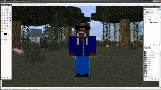 Gimp Tutorial Transparenter Minecraft Skin [upl. by Iris]