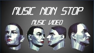 Kraftwerk  Music Non Stop Music Video 1987 [upl. by Einoj828]