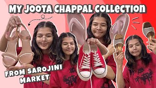 My Joota Chappal Collection from Sarojini Market 😍 [upl. by Deste]