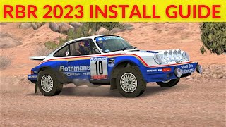 Rally Sim Fans Richard Burns Rally Install Guide And First Play V135  RBR 2023 [upl. by Pero]