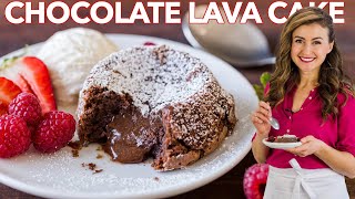 How to Make Chocolate Lava Cakes Recipe  Molten Chocolate Cake [upl. by Cinda]