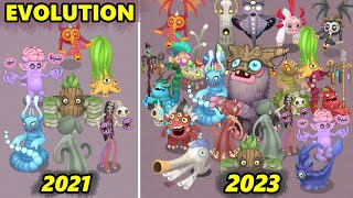 Magical Sanctum Evolution  Update 113 Full Songs  My Singing Monsters [upl. by Suirtimed]