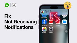 2024 How to FIX WhatsApp Notifications Not Showing on iPhone After iOS 17 Update [upl. by Iniffit142]