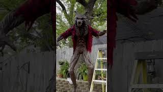 Halloween 2022 Home Depot Immortal Werewolf Giant Animatronic Decoration [upl. by Aserehs840]