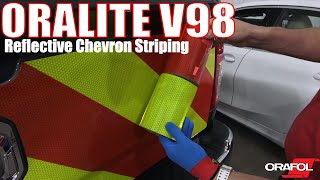 ORAFOL ORALITE V98  Reflective Chevron Striping [upl. by Krute]