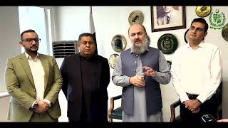 CHAIRMAN PCGA DR JASSU MAL  FEDERAL MINSTER JAM KAMAL KHAN [upl. by Aohk]