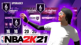 NEW FIRST BADGE GLITCH IN NBA 2K21 UNLIMITED BADGE GLITCH NBA 2K21 WORKING BADGE GLITCH PS4XB1 [upl. by Mindy]