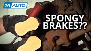 Soft Spongy Brakes Cant Stop Brakes Fade Because of Old Brake Fluid [upl. by Julee]