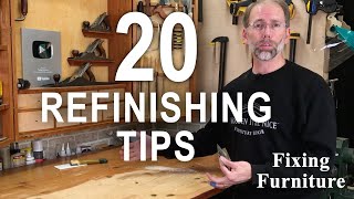 How to Refinish a Farmhouse Table and Apply a Polyurethane Finish a Fixing Furniture Restoration [upl. by Amolap]