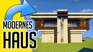 Wie baut man ein modernes Haus In Minecraft  Minecraft modernes Haus bauen [upl. by Anirrak594]