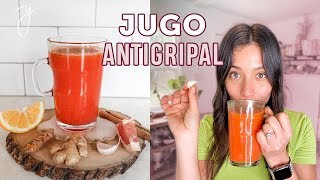 JUGO PARA LA TOS GRIPE y DOLOR DE GARGANTA [upl. by Leopold]