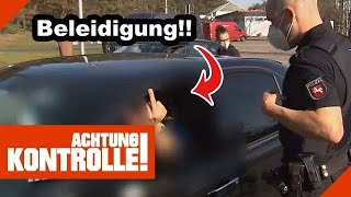 MITTELFINGER bei Polizeikontrolle ❌ Eher kein guter MOVE 12 Kabel Eins  Achtung Kontrolle [upl. by Alten]