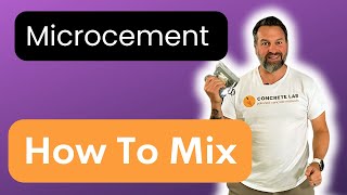 How To Mix The Microcement [upl. by Eiresed]