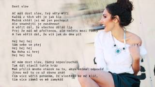 Olga Lounová  Dost Slov official lyric video [upl. by Eugenius]