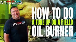 How to do a Tune up on a Riello Oil Burner [upl. by Audie]