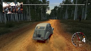 Citroen 2CV Sahara  Logitech G27  Colin McRae Rally 04 PC [upl. by Noe]