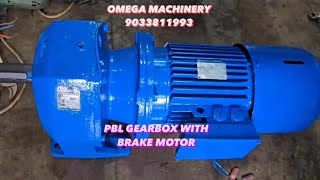 PbL gearbox with Bonfiglouli Brake Motor for electric Hoist helicalgear helicalgearbox brakemotor [upl. by Llevra]