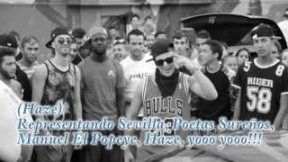 Poetas Sureños  Zonas Marginales Ft Haze Manuel El Popeye Letra [upl. by Notniuq822]