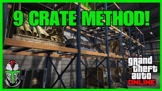 Why Using The 9 Crate Method To Grind Crates Is So Effective GTA Online [upl. by Onavlis]