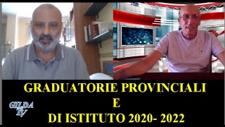 GRADUATORIE PROVINCIALI E DI ISTITUTO 2020 2022 GUIDA ALLA COMPILAZIONE ON LINE [upl. by Ahsyen]