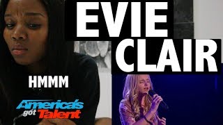 Evie Clair  Americas Got Talent 2017  REACTION My honest thoughts [upl. by Yrrot]