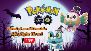 ✨️ Rowlet And Froakie Spotlight Hour✨️Shiny Hunt✨️LIVE [upl. by Fronnia]