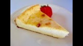 Ricotta CHEESECAKE  Italian STYLE  DIY Demonstration Recipe [upl. by Hickey]