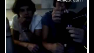 One Direction twitcam livestream Part 1 83012 [upl. by Nuavahs]