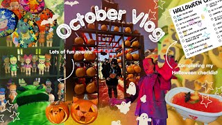 October Vlog  Halloween Checklist [upl. by Anilys]