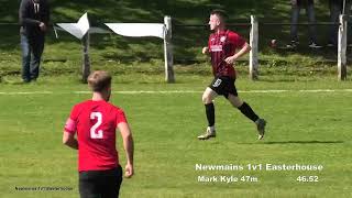 Newmains United 2v3 Easterhouse FA 10824 [upl. by Nesiaj252]