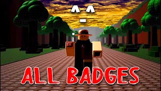 All Badges Roblox [upl. by Nertie]