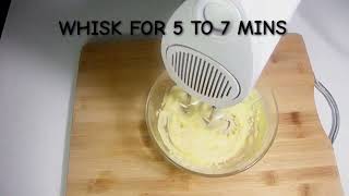 WHIPPING CREAM RECIPEHOW TO MAKE WHIPPING CREAM FOR CAKE FROSTING AT HOMEegglesshomemadeperfect [upl. by Ojimmas]