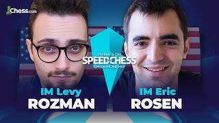 GothamChess vs Eric Rosen  IM Not A GM Speed Chess Championship [upl. by Delaryd]