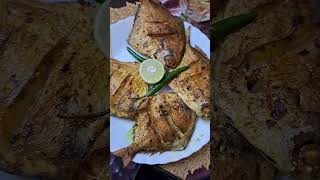 Pomfret fish fry [upl. by Analim]