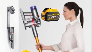 Dyson V8  V10  V11 Dewalt Battery Conversion [upl. by Yalc99]