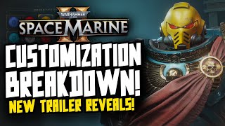 Space Marine 2 CUSTOMIZATION BREAKDOWN Things you may have missed [upl. by Thorny935]