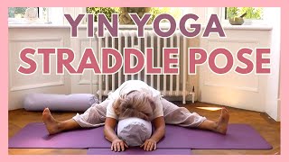 Yin Yoga Straddle Pose by JodyYoga [upl. by Elleuqar650]