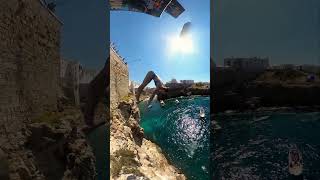 GoPro  Ellie Smart 70 Foot Cliff Dive Shorts CliffDiving [upl. by Buyer897]