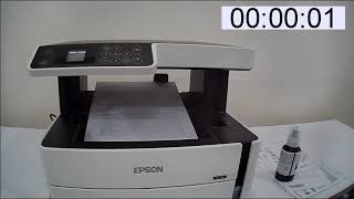 EPSON M2140 Auto 2 sided Printing [upl. by Aehcsrop190]