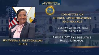 042424  Committee on Budget Appropriations and Finance [upl. by Ennirak]