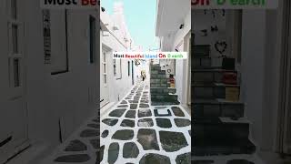 Mykonos Greece 🇬🇷 💙 most beautiful Island on d earth youtubeshorts viralvideo mykonos [upl. by Rezeile]