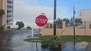 10102024 Venice FL  Hurricane Milton Aftermath  Damage  Flooded Roads  Helicopter FlyOver [upl. by Bolan]